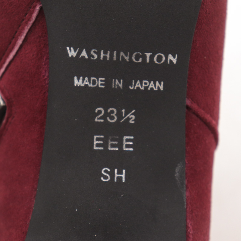 銀座ワシントン ブーティ 3E 幅広 日本製 シューズ 靴 ブランド 
