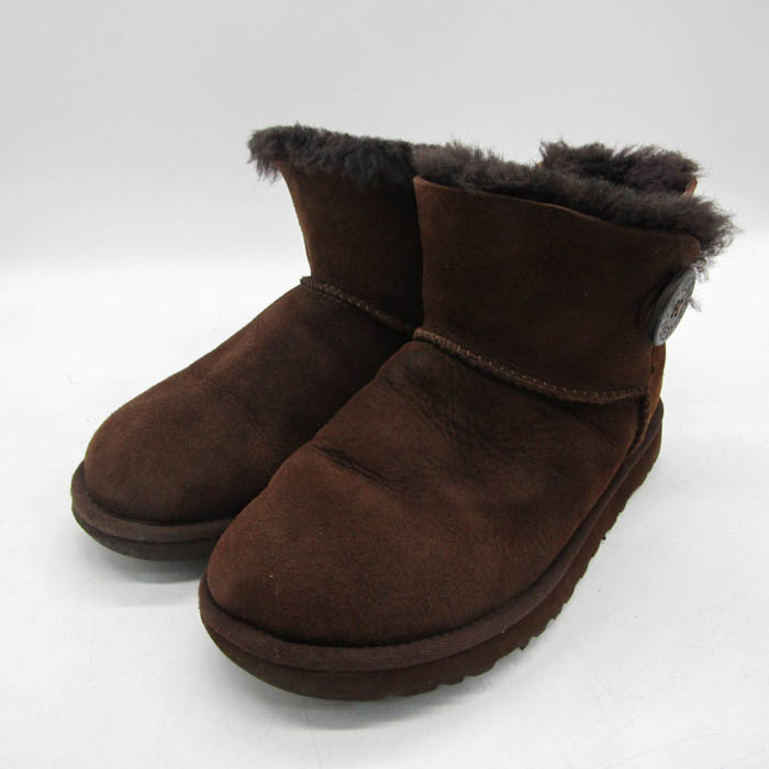 UGG アグ 未使用品 スタッズムートンブーツ 23 ブラウン （アグ 