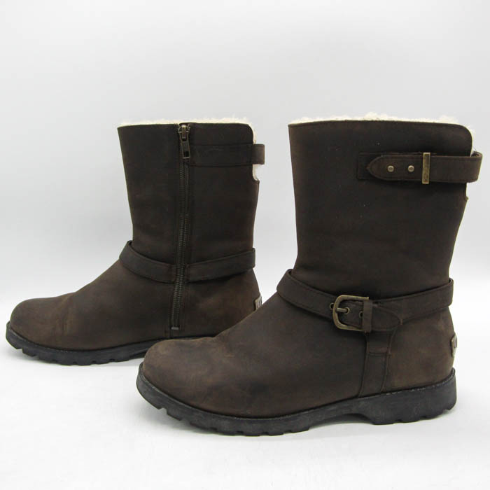 アグ ムートンブーツ ミリタリー シューズ 靴 ブランド レディース 25  