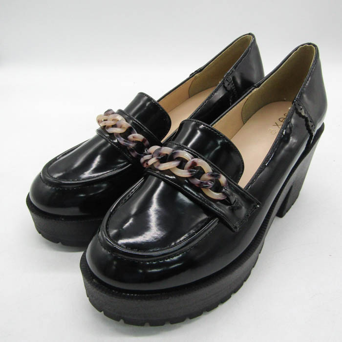未使用 Santoni 煎ら ブラウン ローファー バックル付