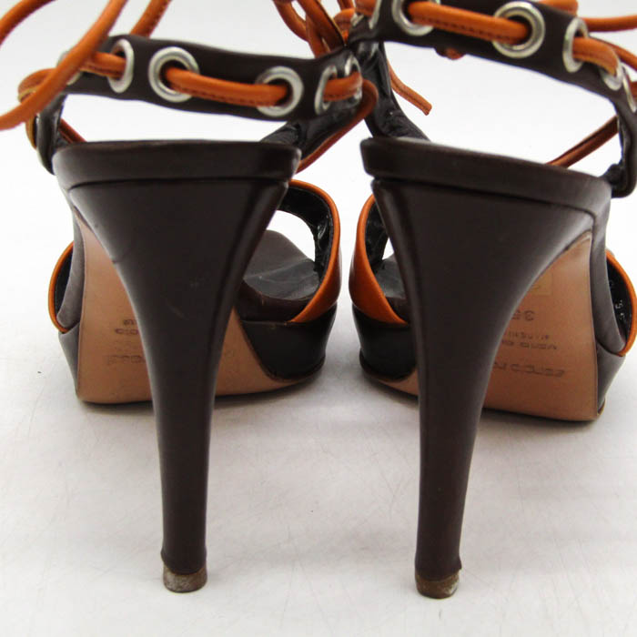 セルジオロッシ サンダル ハイヒール レースアップ イタリア製  