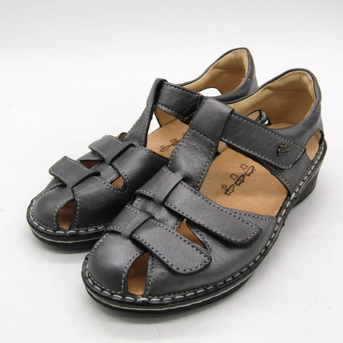 Finn Comfort シルバーサンダル D 25 Finn Comfort シルバーサンダル D 25 - メルカリ