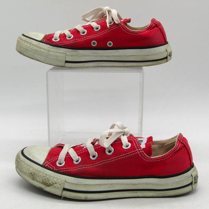 CONVERSE レッド ローカット シューズ コンバース CONVERSE オールスター ローカット キャンバス