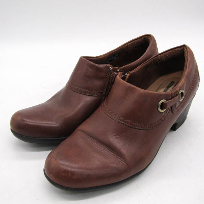 クラークス ブーティ パンプス ブランド シューズ 靴 レディース 23.5サイズ ブラウン Clarks  【中古】｜Clarks｜店舗買取｜シューズ＞その他シューズ｜USEDのアパレル通販サイト - SMASELL（スマセル）