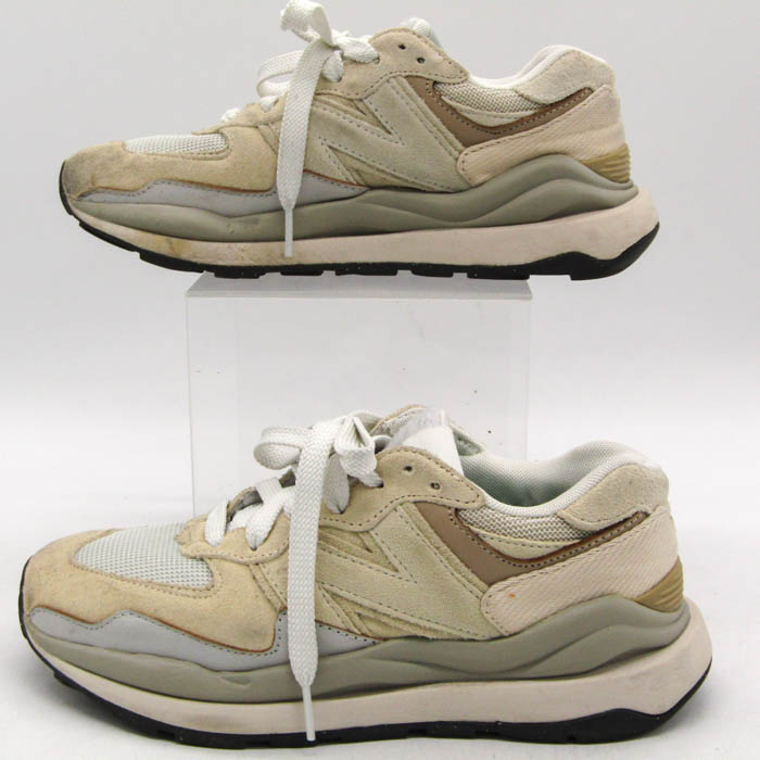 ニューバランス スニーカー ローカット 57/40 M5740GRM シューズ 靴 レディース 24サイズ ベージュ NEW BALANCE 【中古】｜NEW  BALANCE｜店舗買取｜シューズ＞スニーカー｜USEDのアパレル通販サイト - SMASELL（スマセル）