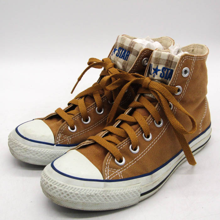 コンバース スニーカー ハイカット オールスター シューズ 靴 レディース 24サイズ ブラウン CONVERSE 【中古】｜CONVERSE｜店舗買取｜シューズ＞スニーカー｜USEDのアパレル通販サイト  - SMASELL（スマセル）