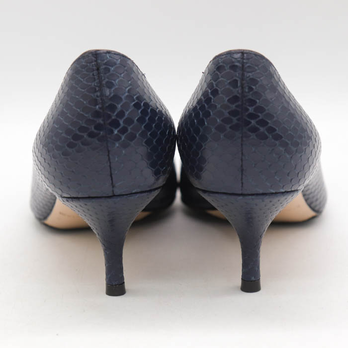【新品】EMPORIO ARMANIシルバー ハイヒール 38定価¥79,800 EMPORIO ARMANI ハイヒール ブルー ラメ