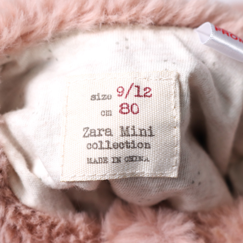 ザラ ノーカラージャケット ボアジャケット アウター ベビー 女の子用 80サイズ ピンク ZARA 【中古】｜ZARA｜店舗買取｜ママ＆ベビー＞その他 ベビーウェア｜USEDのアパレル通販サイト - SMASELL（スマセル）