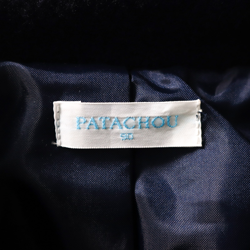 ネイビーコート未使用　Patachou  パタシュー　ネイビー　コート　100サイズ