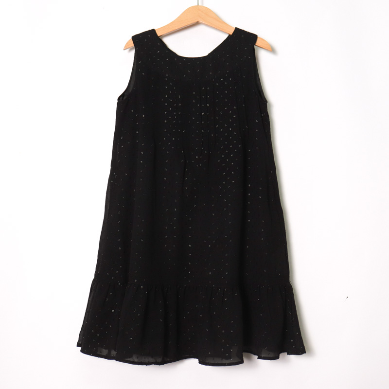 エニィファム ノースリーブワンピース ラメ フォーマル 発表会 結婚式  