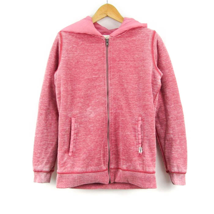 ROXY ピンク ジャージパーカー S 見易かっ
