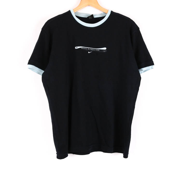 【フリーサイズ】masterkey ストライプ Tシャツ ネイビー/グリーン フリーサイズ】masterkey ストライプ Tシャツ ネイビー/グリーン