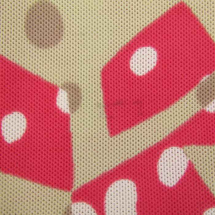 マンシングウェア 半袖ポロシャツ トップス 総柄 ゴルフウエア