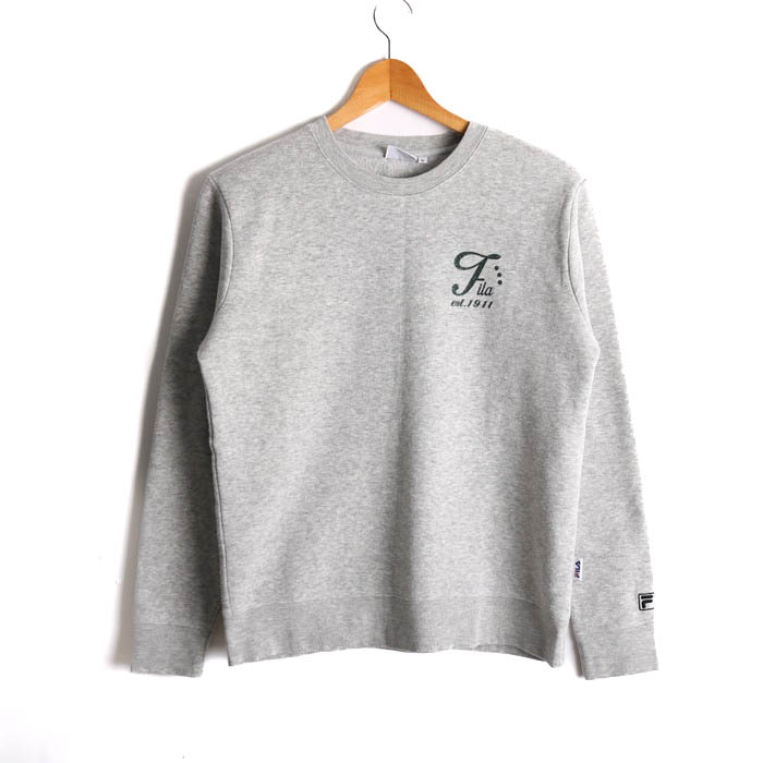 LE PHIL ウェア【LE PHIL SPORTS】 裏起毛スウェット FILA（フィラ）の「【別注】 【FILA】 肉厚 カレッジロゴ 裏起毛