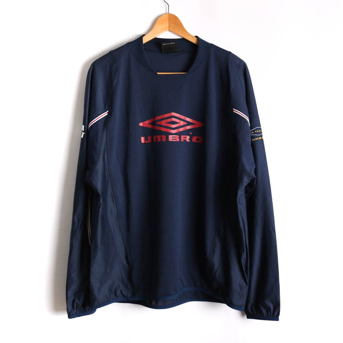 アンブロ 長袖Tシャツ メッシュ トップス スポーツウエア 大きい  