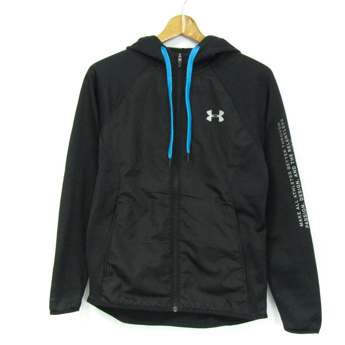 アンダーアーマー ジップアップパーカー ジャンパー スポーツウエア アウター メンズ SMサイズ ブラック UNDER ARMOUR 【中古】｜UNDER  ARMOUR｜店舗買取｜トップス＞その他トップス｜USEDのアパレル通販サイト - SMASELL（スマセル）