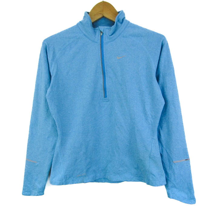 Nike ハーフジップ 長袖シャツ 青 Nike メンズ Dri-fit Victory ハーフ