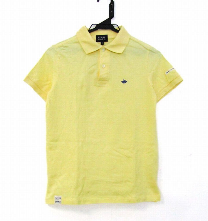 PEARLY GATES イエロー ポロシャツ サイズ4 パーリーゲイツ ポロシャツ イエロー ゴルフ サイズ 4 PEARLY GATES