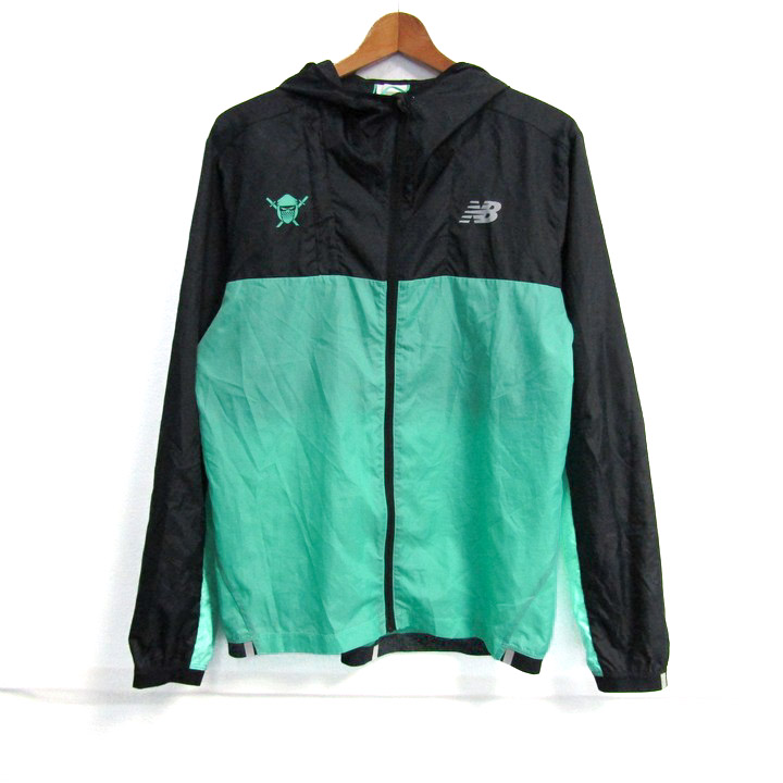 new balance ニューバランス グリーン系 ジャージ スポーツ 150 90 New Balance(ニューバランス) ジップアップパーカー フード付き