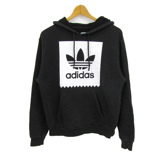 メンズ　アディダス　裏起毛　トレーナー　スウェット　ブラック アディダス パーカー トップス プルオーバー スウェット 裏起毛