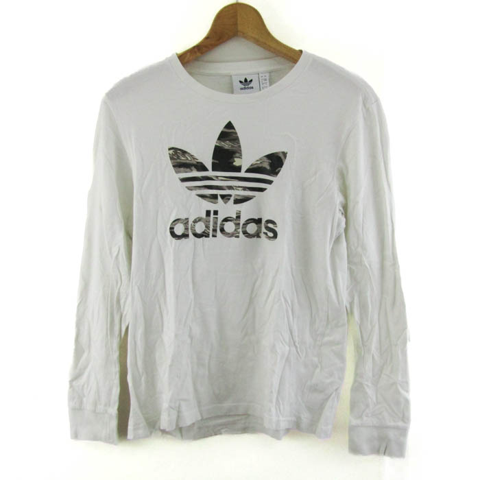 アディダス 長袖Tシャツ トップス ロゴ ロンT スポーツウエア