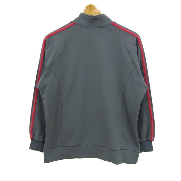 【アディダス】トラックジャケット ジャージ L ピンク グレー 希少カラー 長袖 adidas ピンク ジャージ Lサイズ アディダス】トラックジャケット
