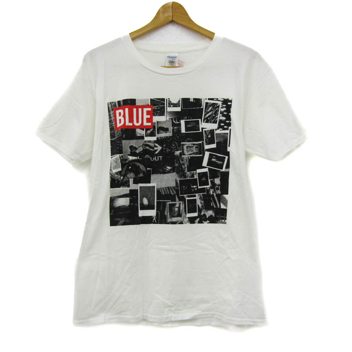 Gildan プリントTシャツ 半袖 GILDAN - ギルダン プリント 半袖 バックプリント Tシャツ L グリーン