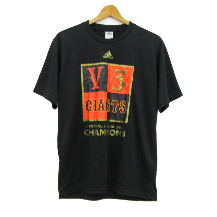 アディダス 半袖Tシャツ トップス 読売ジャイアンツ 優勝記念Tシャツ adidas 読売ジャイアンツ Tシャツ Lサイズ