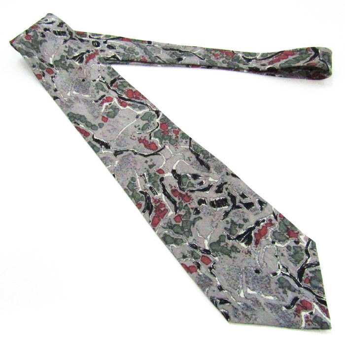 タグ付き未使用品□GUCCIネクタイ迷彩×千鳥格子カモフラージュカーキ