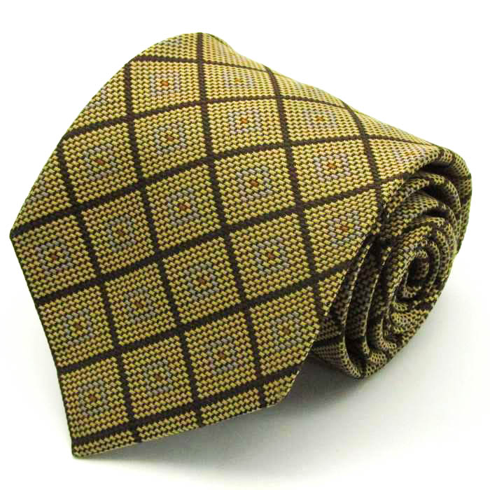 ダックス ブランド ネクタイ チェック柄 格子柄 スクエア柄 シルク  