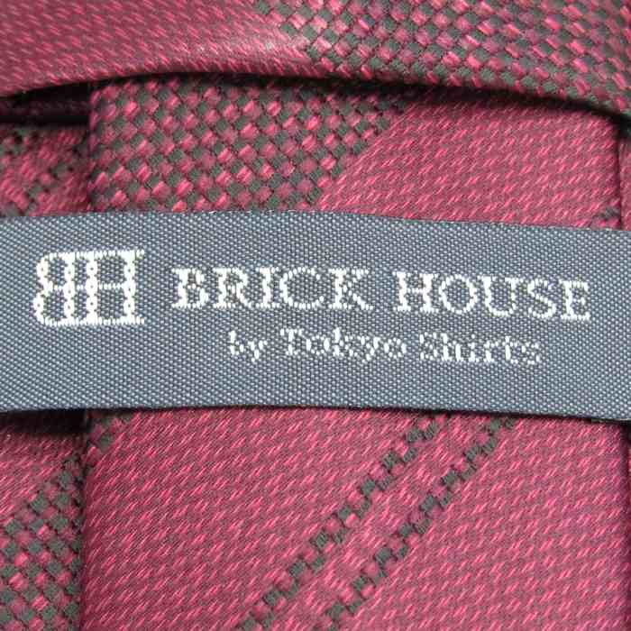 ブリックハウス ブランド ネクタイ ストライプ柄 グラデーション メンズ ワインレッド BRICK HOUSE 【中古】｜BRICK HOUSE ｜店舗買取｜フォーマルスーツ/小物＞ネクタイ｜USEDのアパレル通販サイト - SMASELL（スマセル）