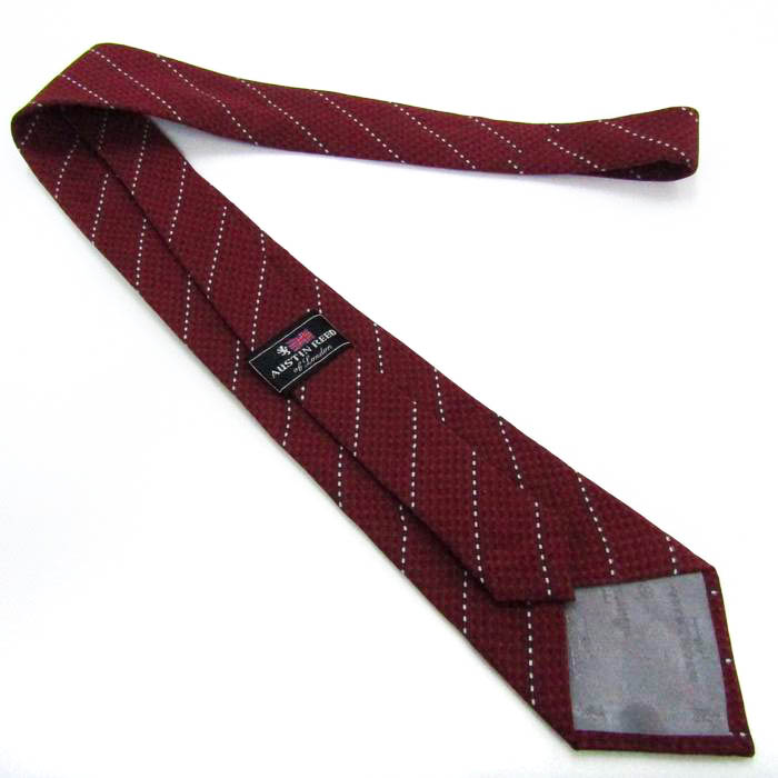 オースチンリード ブランドネクタイ ロゴ ストライプ柄 グラデーション