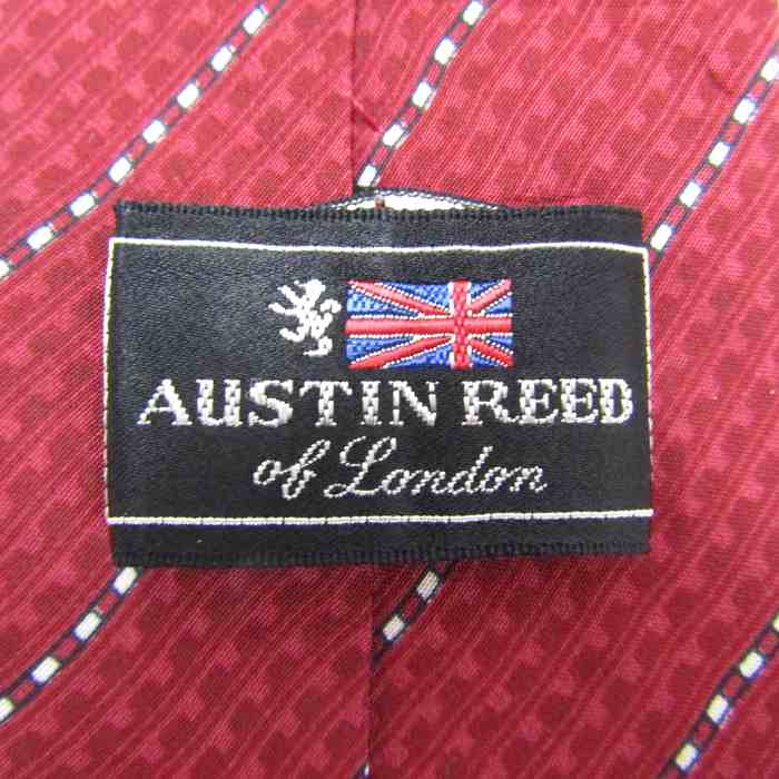 オースチンリード ブランドネクタイ ロゴ ストライプ柄 グラデーション