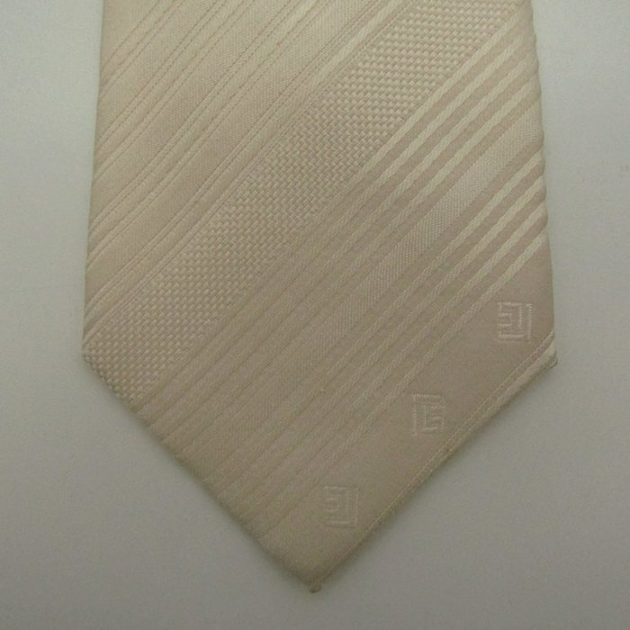 ピエールバルマン ブランド ネクタイ ロゴ ストライプ柄 シルク 日本製  
