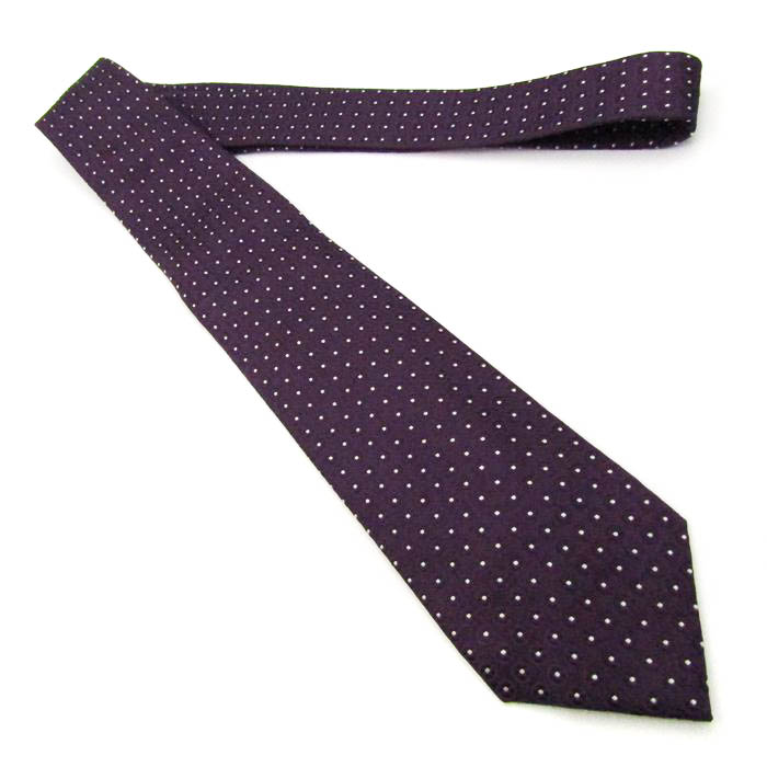 ネイビー＆グリーン ブランド ネクタイ ドット 小紋柄 シルク PO メンズ パープル TIE 【中古】｜TIE｜店舗買取｜フォーマルスーツ/小物＞ ネクタイ｜USEDのアパレル通販サイト - SMASELL（スマセル）