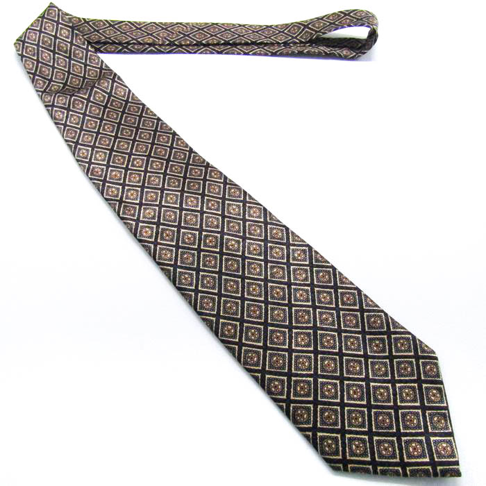 Christian Dior ネクタイ 小紋 ドット パターン柄 ベージュ系 Christian Dior