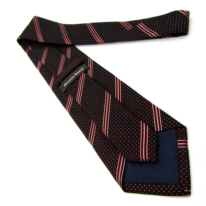 オースチンリード ブランド ネクタイ ストライプ柄 ドット シルク 日本