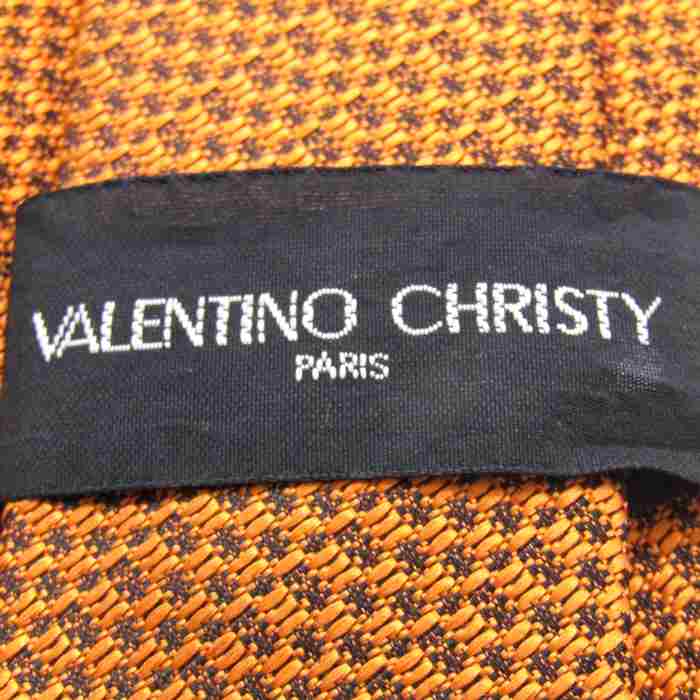 バレンチノクリスティ ブランド ネクタイ 格子柄 シルク PO メンズ  