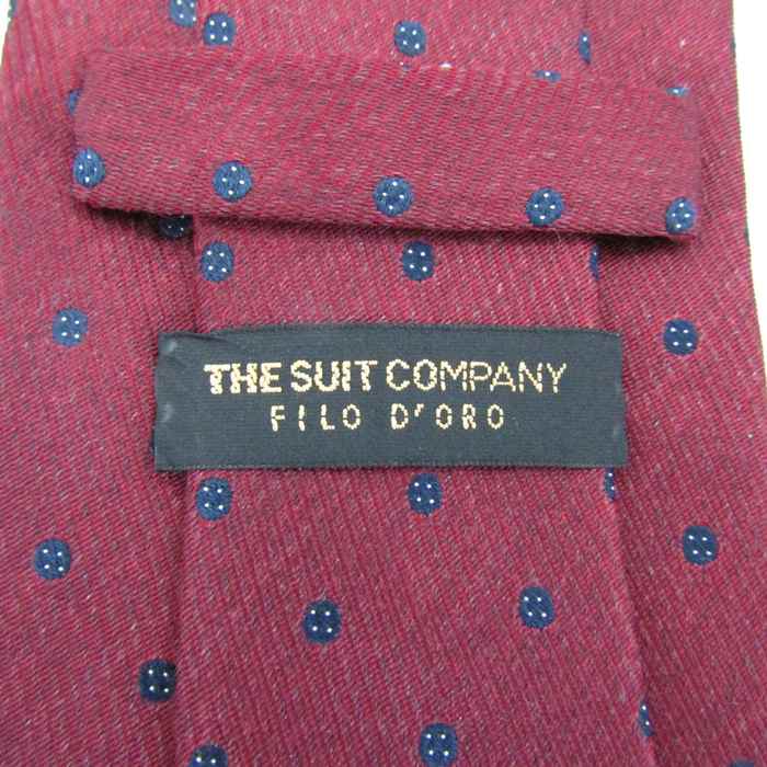 スーツカンパニー ブランド ネクタイ シルク ドット柄 PO メンズ レッド THE SUIT COMPANY 【中古】｜THE SUIT  COMPANY｜店舗買取｜フォーマルスーツ/小物＞ネクタイ｜USEDのアパレル通販サイト - SMASELL（スマセル）