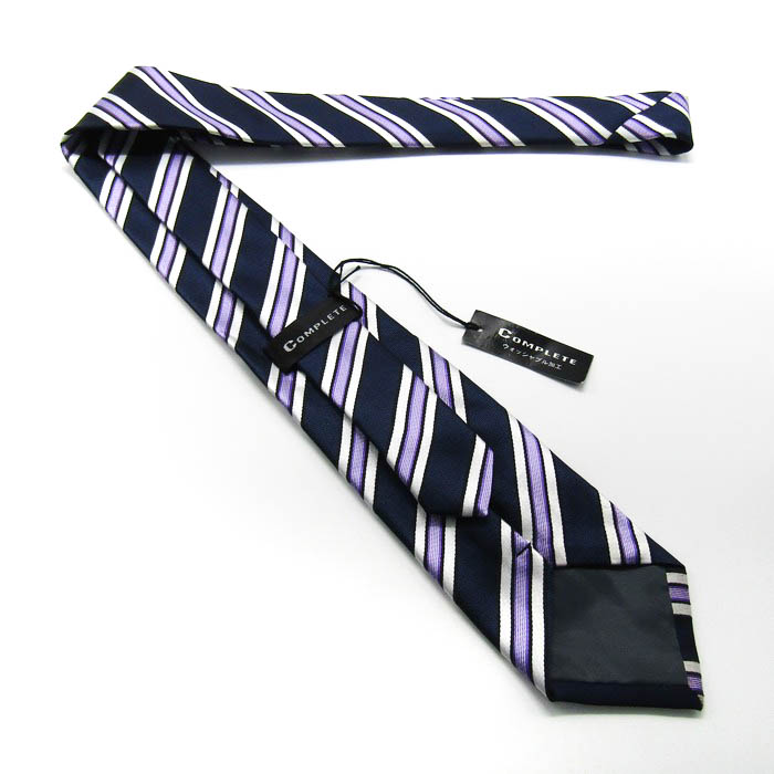 【未使用】サンローラン パリ ナロータイ ネクタイ ネイビー メンズ ストライプ 未使用】サンローラン パリ ナロータイ ネクタイ ネイビー