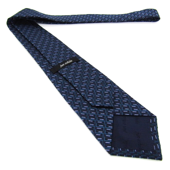 ジュンアシダ ブランド ネクタイ チェック柄 格子柄 パネル柄