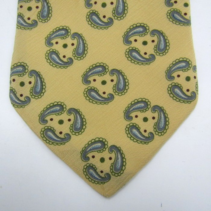 ジョルジオアルマーニ ブランド ネクタイ ペイズリー ドット シルク