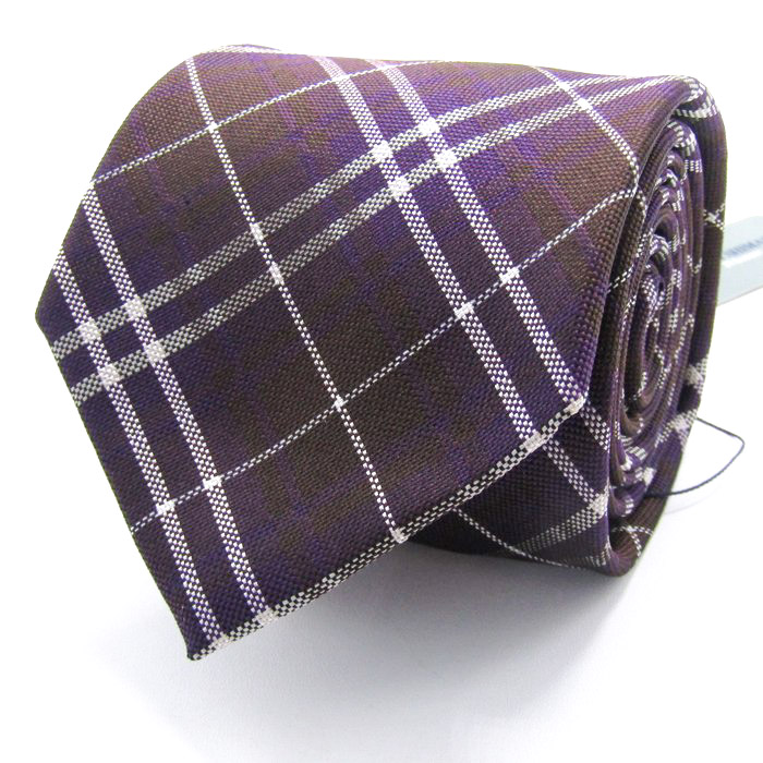 ems19w009:mila schon【ミラショーン】小紋柄シルクネクタイ(サイズ剣幅9cm)21801-4 ボルドー即決！ ミラショーン ブランド ネクタイ 総柄 小紋柄 パネル柄 シルク