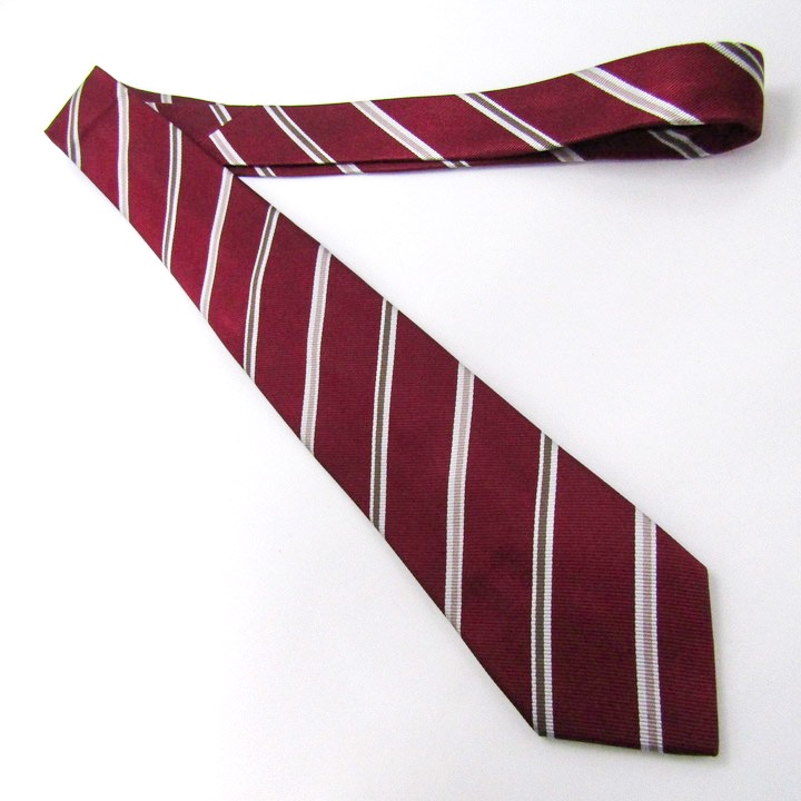 スーツセレクト ブランド ネクタイ ストライプ柄 レジメンタル