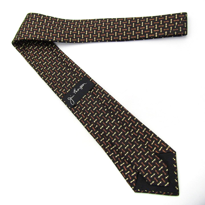 【美品】 エルメス サンローラン ダンヒル ラルフローレン ジムトンプソン ネクタイ5点セット まとめ *ETC ジムトンプソン ブランド ネクタイ シルク 小紋柄 総柄 PO メンズ