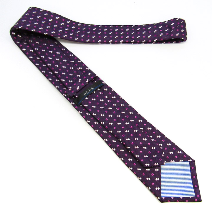 パーフェクトスーツ ブランド ネクタイ シルク 小紋柄 総柄 ストライプ