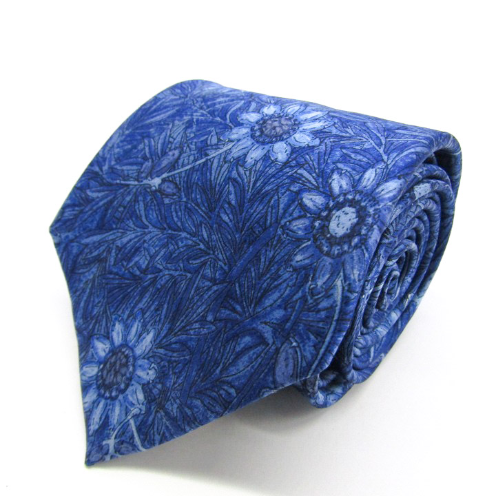 LANVIN ランバン ペイズリー柄 花柄 シルク ネクタイ 美品】 LANVIN ランバン シルク ネクタイ 花柄 ペイズリー 総柄