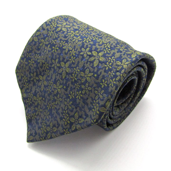 Ferragamo ネイビー ドット柄 ネクタイ フェラガモ ネイビー ドット柄