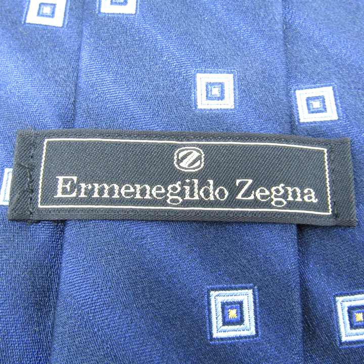 エルメネジルドゼニア ブランド ネクタイ ストライプ柄 小紋柄