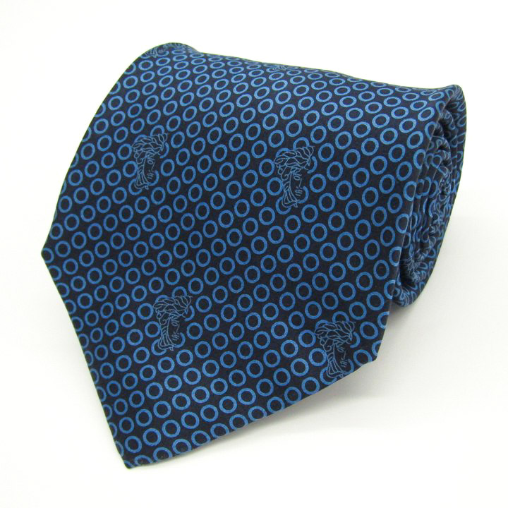 ジャンニ ヴェルサーチ 高級ブランドネクタイ イタリア生地 総柄 シルク メンズ ジャンニ・ヴェルサーチ ブランドネクタイ ストライプ柄